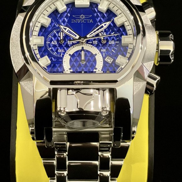 Blue Pro Diver Men's GMT Watch NEW - Picture 4 of 8